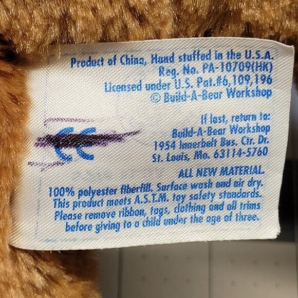 Build A Bear Workshop Plush Dog Toy Goofy Face‎ Floppy Ears Cheeky Tongue BAB - Picture 5 of 10